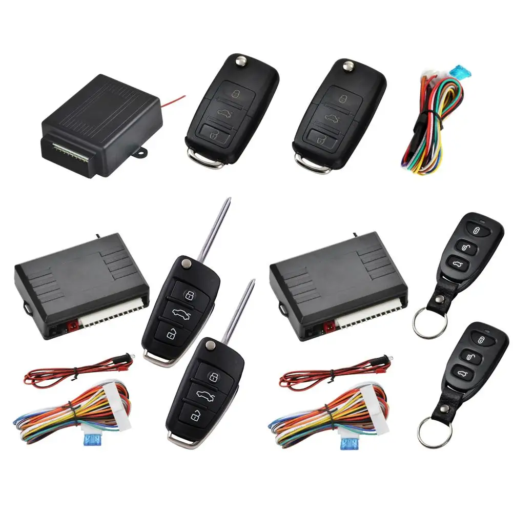 

12V 315MHZ Car Central Door Lock Auto Keyless Entry System Button Start Stop Keychain Central Kit Universal Car Remote Control