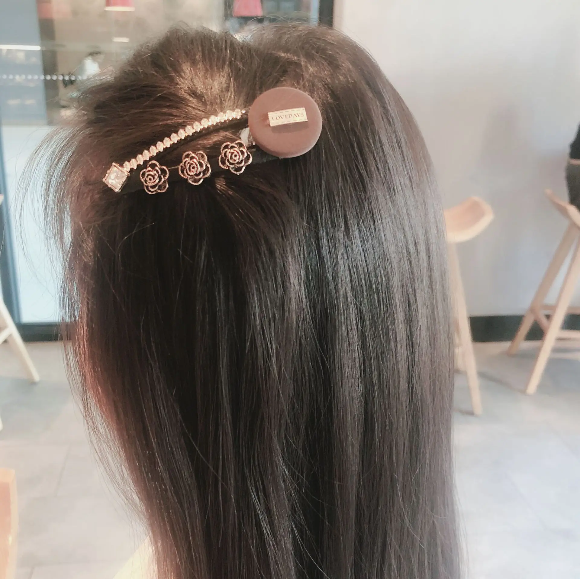 

High Quality Korean Bling Pearl Velet Button Flower Hair Clip Hairband Bobby Pins Barrette Hairpins Headdress Beauty Accessories