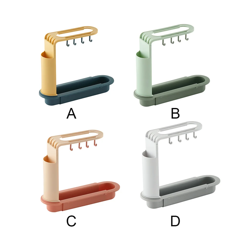 

Telescopic Sink Shelf Kitchen Sinks Organizer Soap Sponge Holder Sink Drain Rack Storage Basket Kitchen Gadgets Accessories