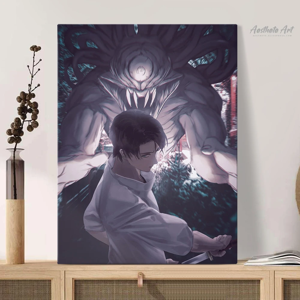 

Yuta Okkotsu юютсу Kaisen аниме домашний декор холст плакат печать украшения Искусство стены Картина гостиная живопись