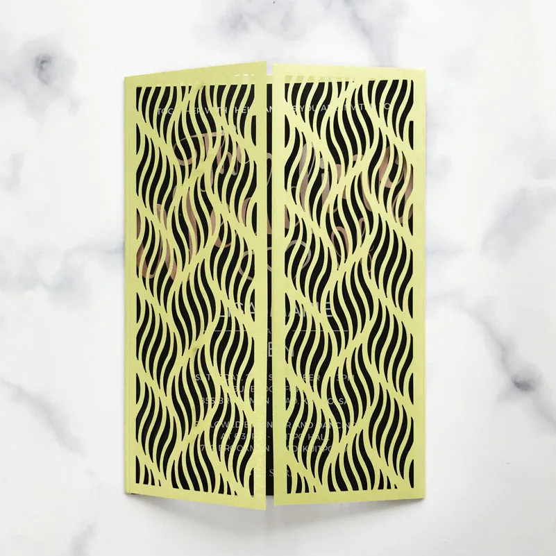 20 шт./лот открытые жемчужные бумажные Пригласительные открытки кружевные