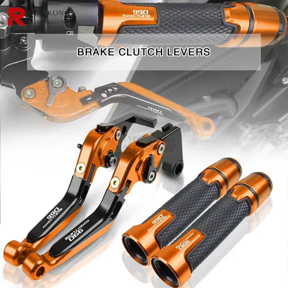 

Motorcycles Accessories For 990 AdventuRe 990AdventuRe 2009 Adjustable Extendable Aluminum Brake Clutch Levers and Handlebars