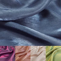 colored glass silk satin gradient fabric dress wedding bright face baby clothes fabric diy mermaid background cloth tablecloth