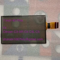 7 40 pins touch screen glass digitizer lens fit citroen c3 xr c4 c4l c5 car dvd radio audio multimedia player gps navigation