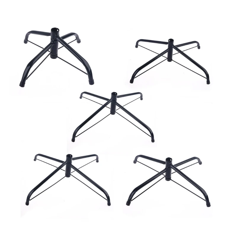 

30/35/40/45/50cm Christmas Tree Base Stand Foldable Iron Bracket Bottom Holder