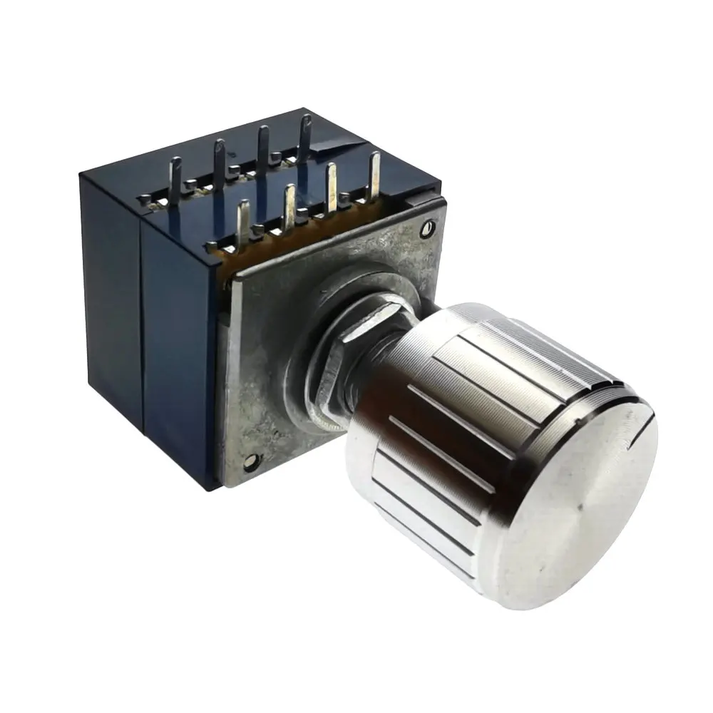 1 шт. Новый 50K 100K 250K RH2702 + серебряная алюминиевая ручка шаговый поворотный