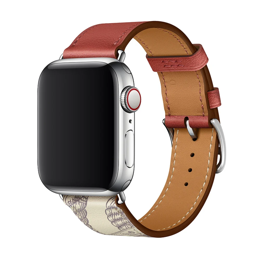 13 Кожаный ремешок для Apple watch 5 ремешок 44 мм 40 мм iWatch ремешок 38 мм 42 мм Натуральная кожа одиночный тур Браслет Apple watch 4 3 2 1 44 - Цвет ремешка: 13
