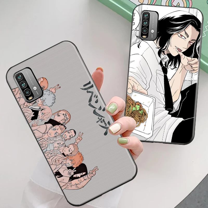 

Tokyo Revengers Avengers Phone Case For Xiaomi Redmi 9i 9AT 9 9T 9A 9C Note 9 9 Pro 9T 9S 9 Pro 5G manjiro sano Soft TPU Funda