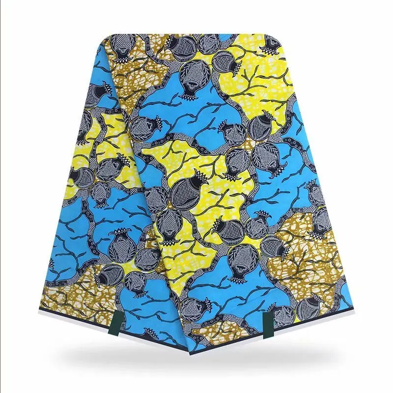 

African wax print Fabric High Quality Cotton Material Ankara Fabric Sewing african dresses fabric high quantity wax