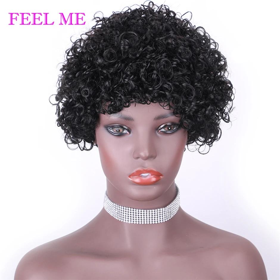 Парики из натуральных волос на кружеве FEEL ME 13х4 короткий парик с Бобом волна воды