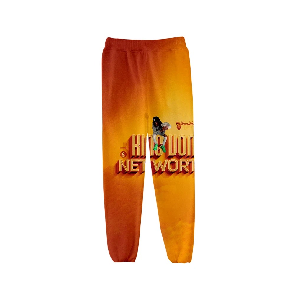 

Jogging pants trousers King von bottom unisex hip-hop style Pantalon menswear in 3D 2020 men's casual flat shoes