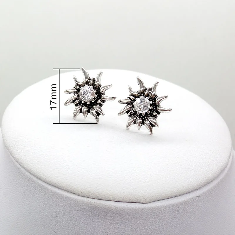 Модные женские серьги-гвоздики традиционный цвет Октоберфест Edelweiss стразы