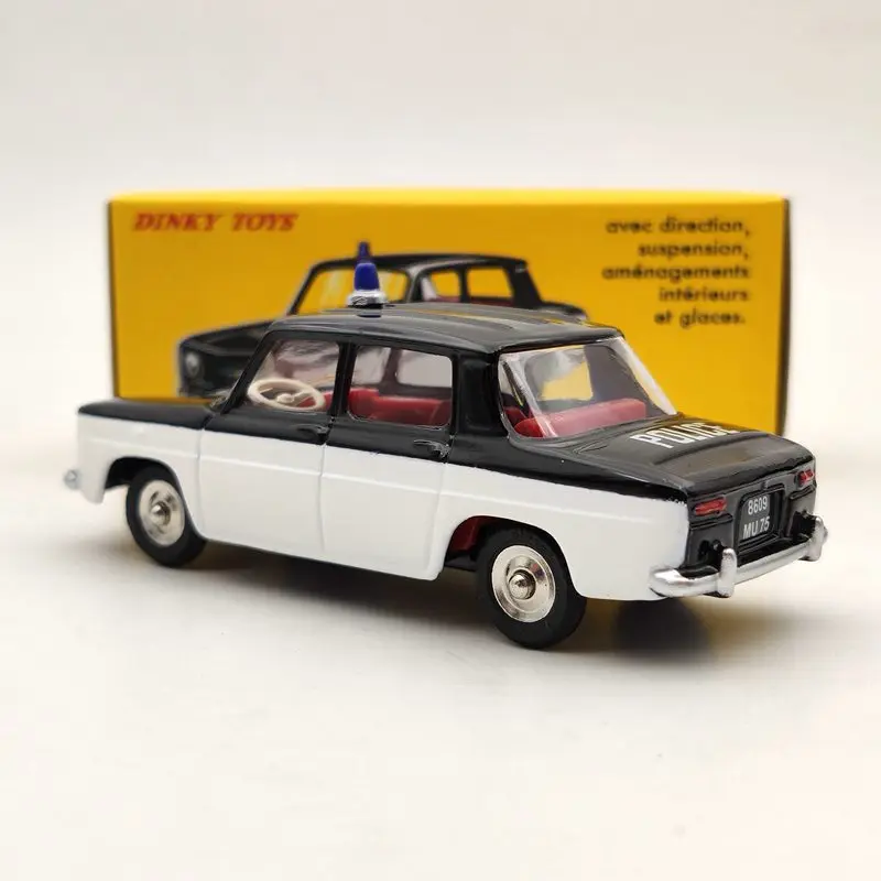 DeAgostini 1:43 Dinky игрушки 517P Renault R8 полиция литые модели автомобилей|Наземный