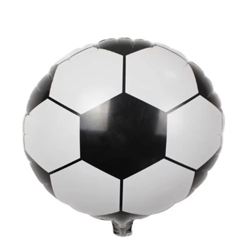 2pcs 18inch balloons Вечерние одноразовые столовые приборы с героями мультфильмов, футбольные флаги, коробки для конфет, подарочные пакеты для дня рождения, Детские вечерние украшения - Цвет: 2pcs 18inch balloons