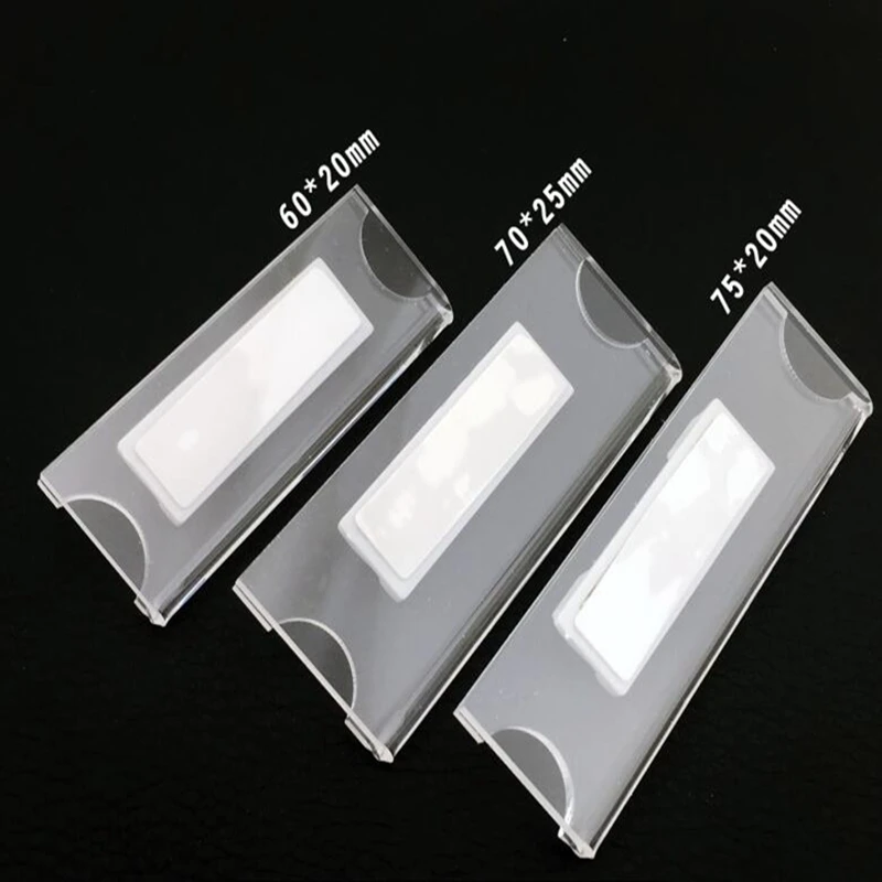 10 шт. оптовая продажа Прозрачный Бизнес Имя ID бейдж прозрачный держатель карты