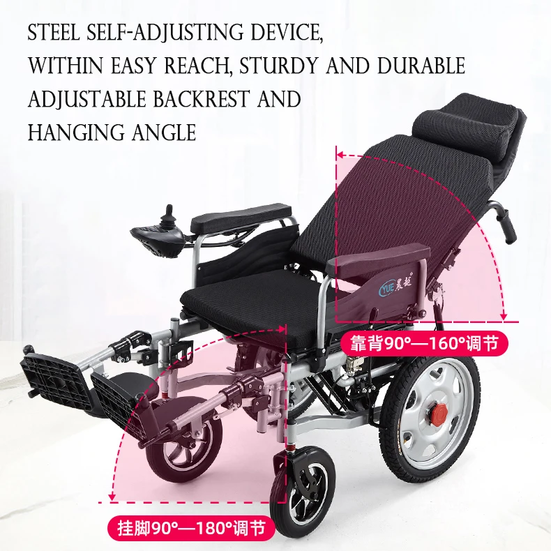 Electric Foldable Lightweight Wheelchair for the Elderly Automatic 500W 35KM Cruisingability Wheel Chair | Спорт и развлечения