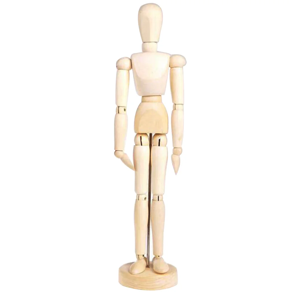 Человек Кукла деревянная шарнирная кукла мультфильм блокхед эскиз модель