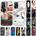 Чехол для телефона Oppo A52, A53, A54, A55, A74, A72, модный силиконовый чехол с животными, чехол для A7, A8, A15, A35, A16, A92, A32, A33, A12, A73, чехол