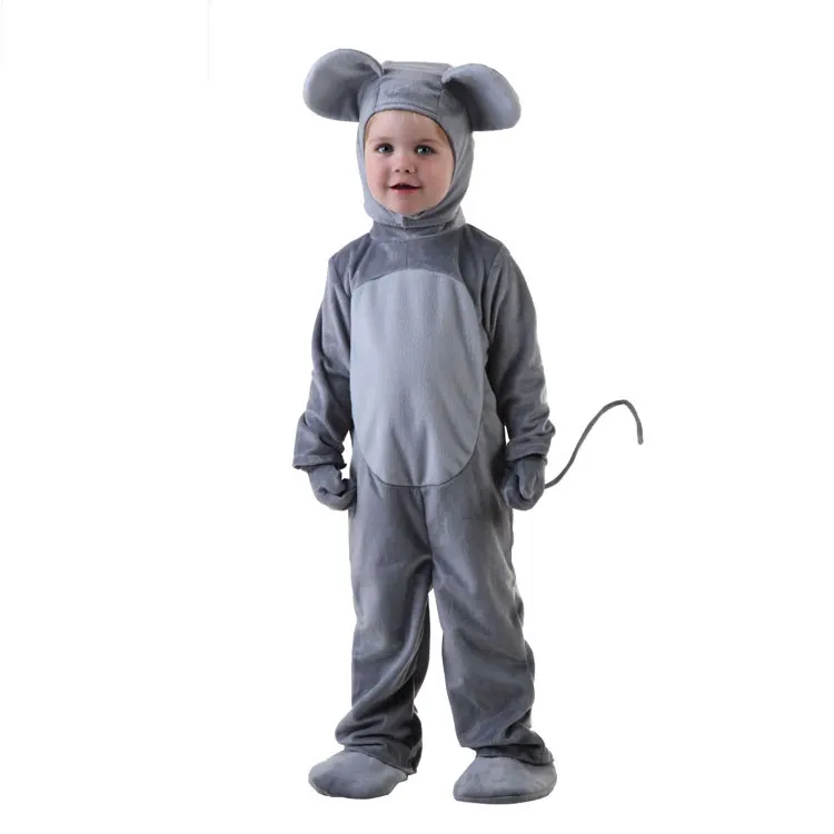 Вечерние костюмы для мальчиков и девочек с мышкой крысы маскарадный костюм