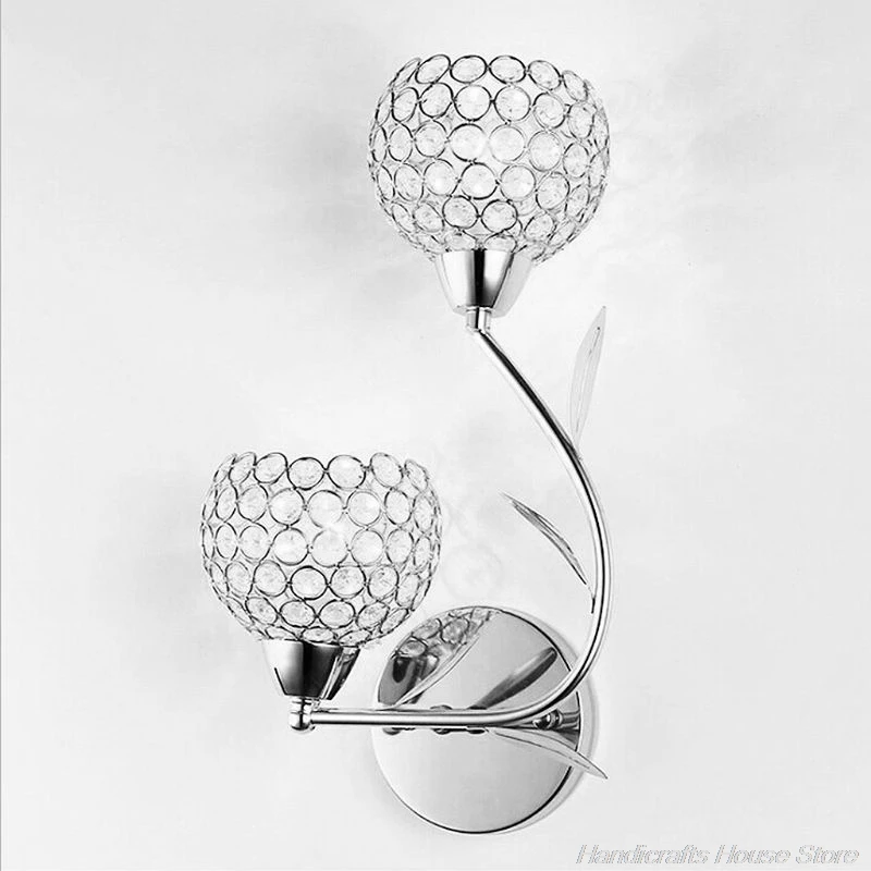 

AC85-285V E27 Creative Crystal LED Wall Light Decorative Lighting Sconce Modern Wall Lamp M06 21 Dropshipping