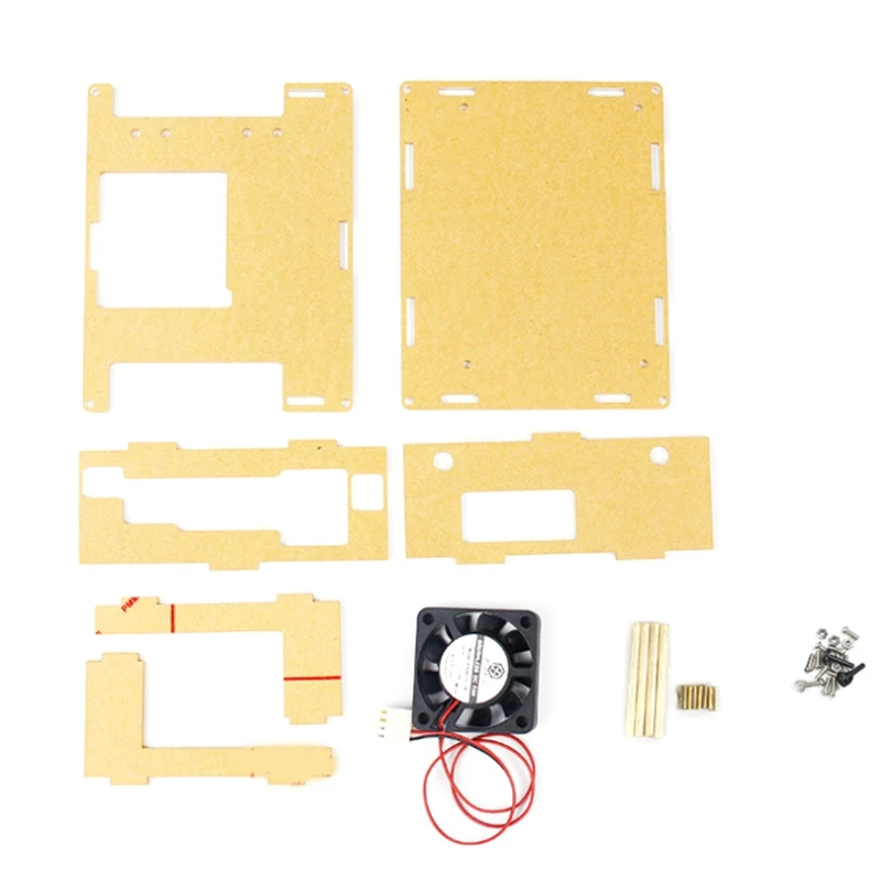 

Acrylic case for NVIDIA Jetson Nano B01 & A02 - includes fan and camera holder (Jetson Nano, camera and network cable are not in
