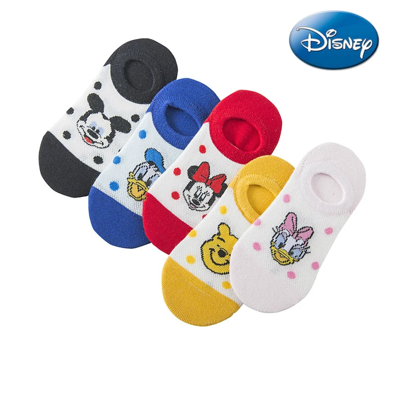Оригинальный Disney носочки для девочки с рисунком из мультфильма Минни Маус Летние