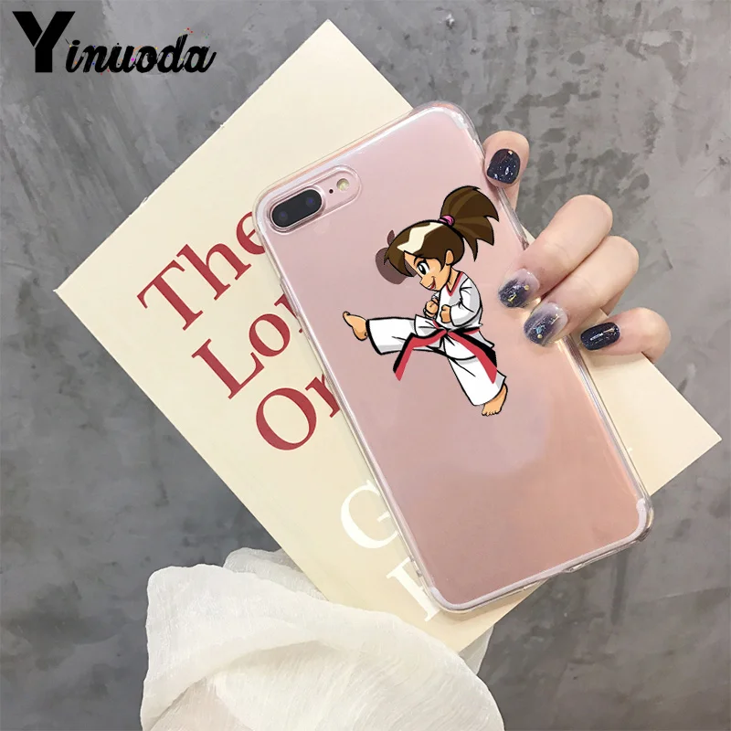Yinuoda Taekwondo красочные аксессуары для телефонов Чехол для iPhone 8 7 6 6S Plus X XS max 10 5 5S SE XR Coque Shell