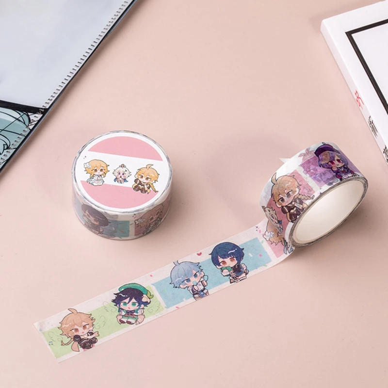 Аниме Genshin рассекающий демонов ююютсу кайсен бензопила ударный большой бумажный