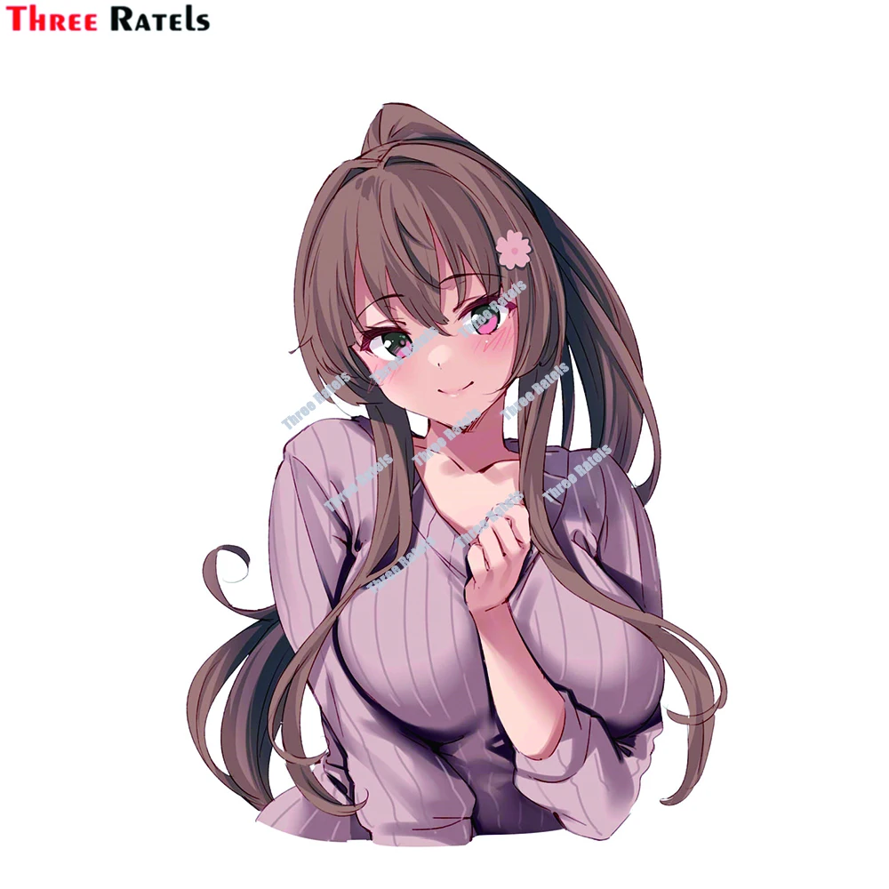 Three Ratels D704 Yamato Kantai Collection Sexy Anime Girl Car Stickers Decal Cute Accessories Decoration Pegatinas Pa | Автомобили и