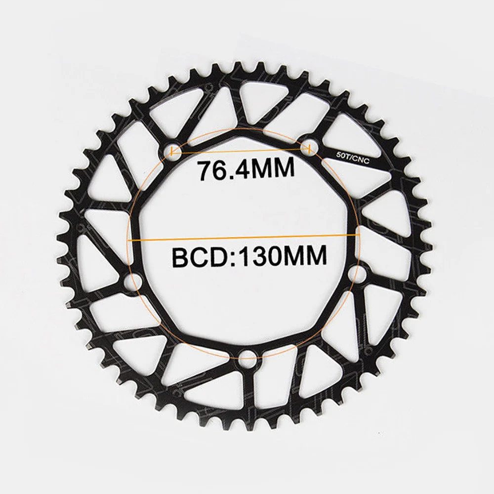 Цепное кольцо 130BCD складной велосипед черное односкоростное цепное колесо BMX цепи