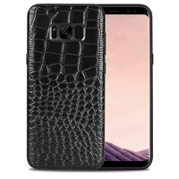 genuine leather phone case for samsung galaxy s8 s9 plus s10 case crocodile texture back cover for s7 edge a5 a7 j3 j5 j7 2017