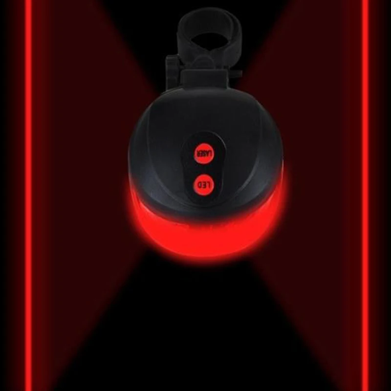 New Bike Light Safety Bicycle Rear Lights Lamp 7 Cool Flash Modes Tail for Accessories Cycling | Спорт и развлечения