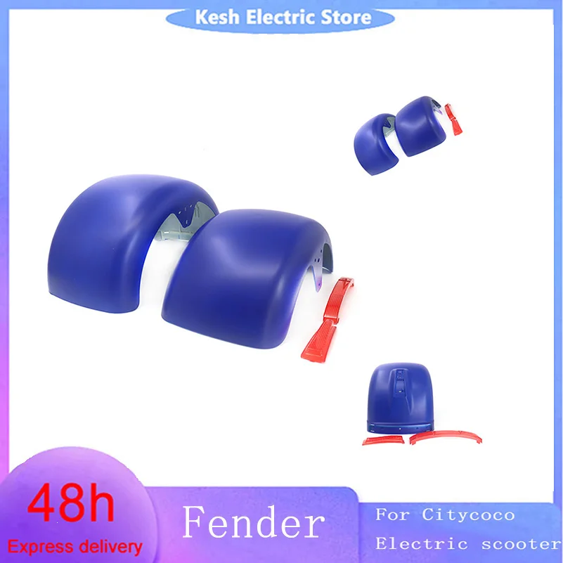 

225/55-8 ,18x9.50-8 ,225/40-10 Front or Rear Fender Plastic Shell With Tail Light mudguard For Citycoco Electric scooter parts