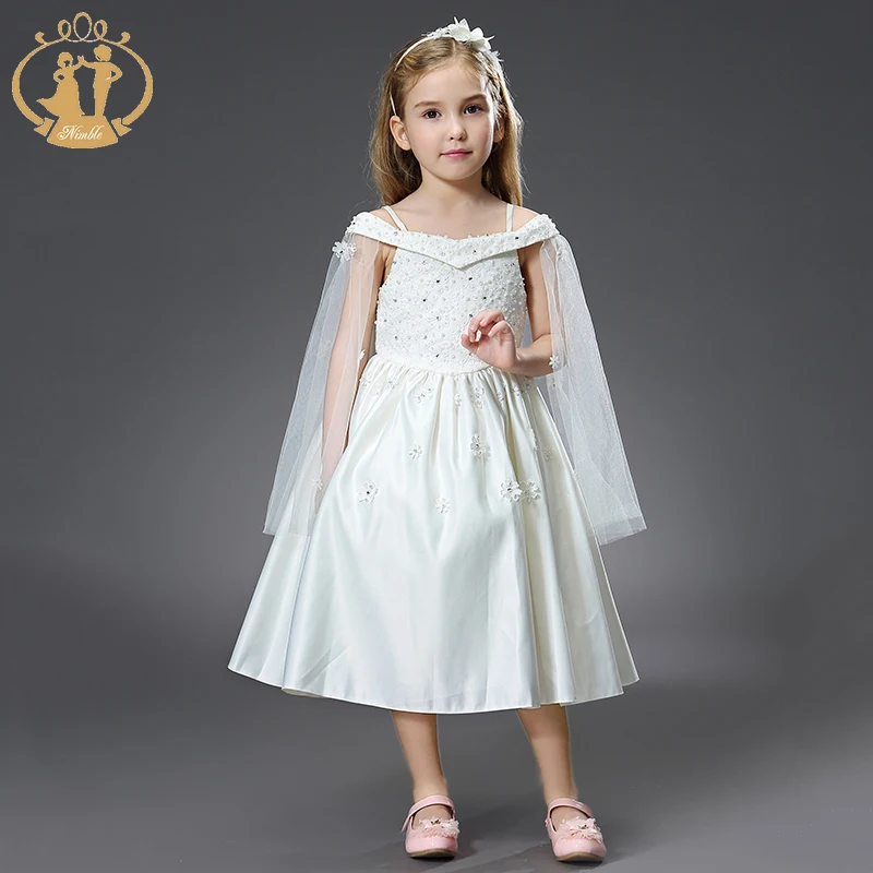 Nimble Dress for Girls Roupas Infantis Menina Kids Dresses Vestidos Baby Girl Unicorn Party Wedding Princess | Детская одежда и