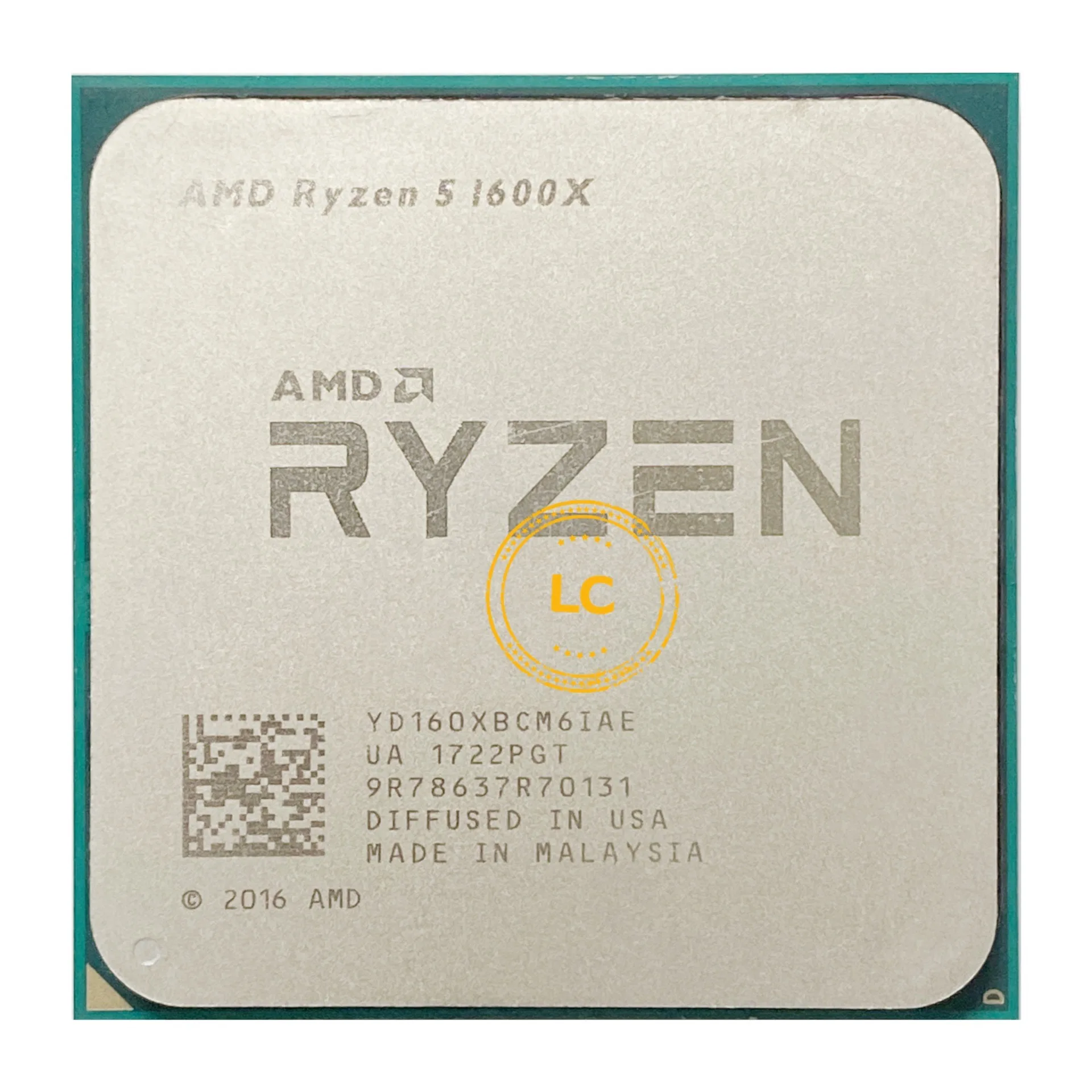 AMD Ryzen 5 1600X R5 3 6 ГГц шестиядерный двенадцать нить Процессор процессор 95 Вт L3 = 16M