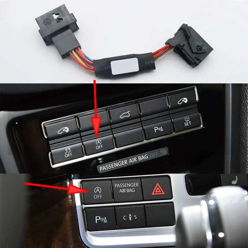

For VW Sharan Multivan Caravelle Car Automatic Stop Start Engine System Off Closed Control Sensor Plug