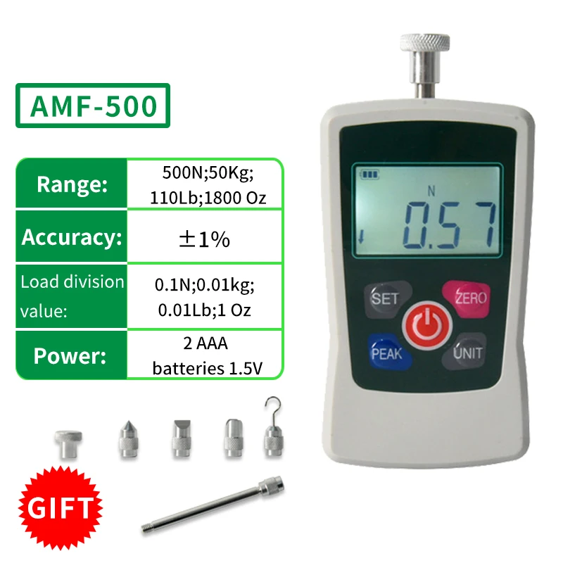 AMF 500 50 кг 110Lb 1800Oz цифровой прибор для измерения силы вместо того чтобы 500N