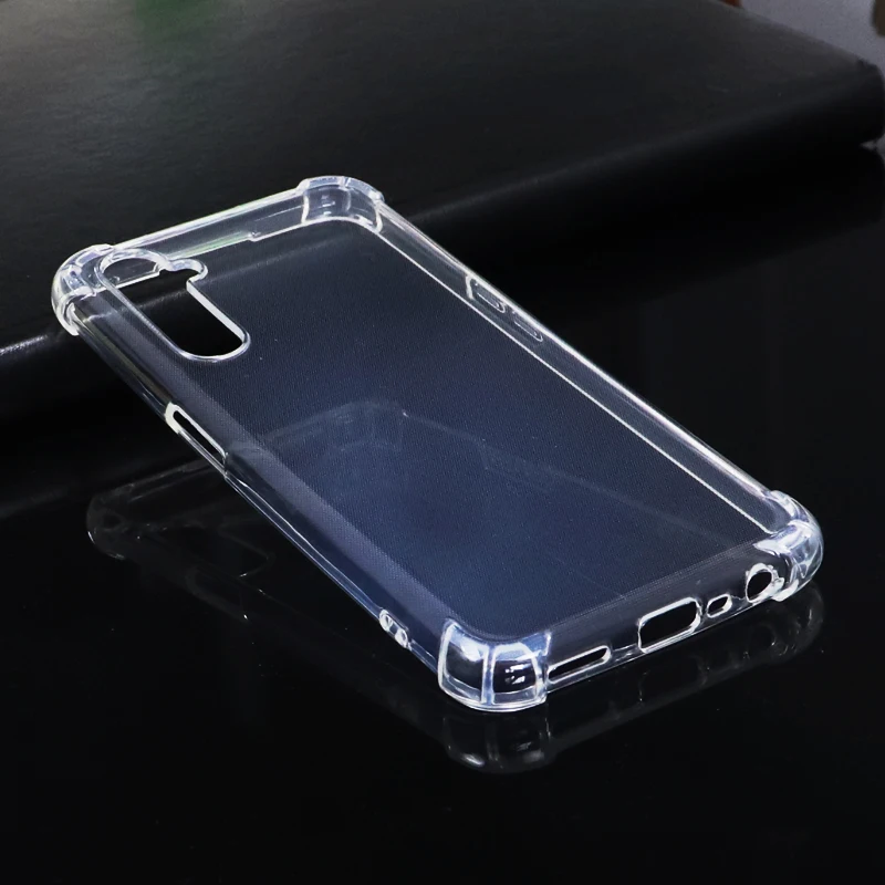

For Realme 6 6s / Realme 6 Pro Shockproof HD Clear Transparent Silicone TPU Soft Phone Back Case Cover Coque Funda