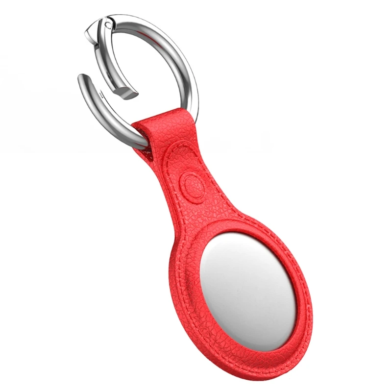 Durable Protective Cover TPU Texture Shell Use Directly Tracker Case for AirTags Tracker Anti-abrasion
