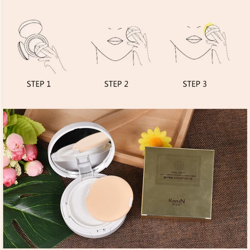 Экстракт улитки Cc крем увлажняющий чехол дефекты даже цвет кожи маскирующий