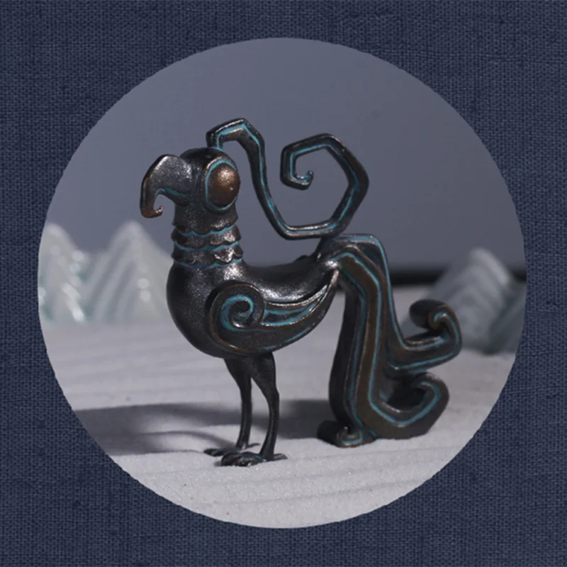 

【52TOYS】 Super activated bronze team series blind box surrounding tide play bronze antique hand ornaments