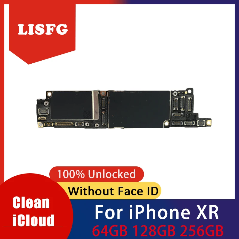 Разблокированная сменная логическая плата 64 Гб 128 ГБ 256 ГБ для iPhone XR материнская плата с системой IOS для iPhone XR без распознавания лица