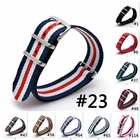 Ремешок нейлоновый для наручных часов, спортивный тканевый браслет в стиле НАТО, сменные пряжки для DW браслета, 16 мм 18 мм 20 мм 22 мм, 1 шт.