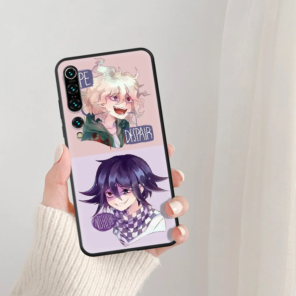 

danganronpa anime Phone Case For Xiaomi Mi Note 10 A3 9 MAX 3 A2 8 9 Lite Pro Ultra black Etui Fashion Back Trend Prime Pretty