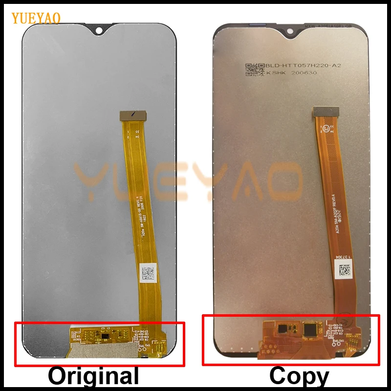 Оригинальный ЖК-экран для Samsung A20e ЖК-дисплей A202 A202F A202DS с сенсорным дигитайзером в