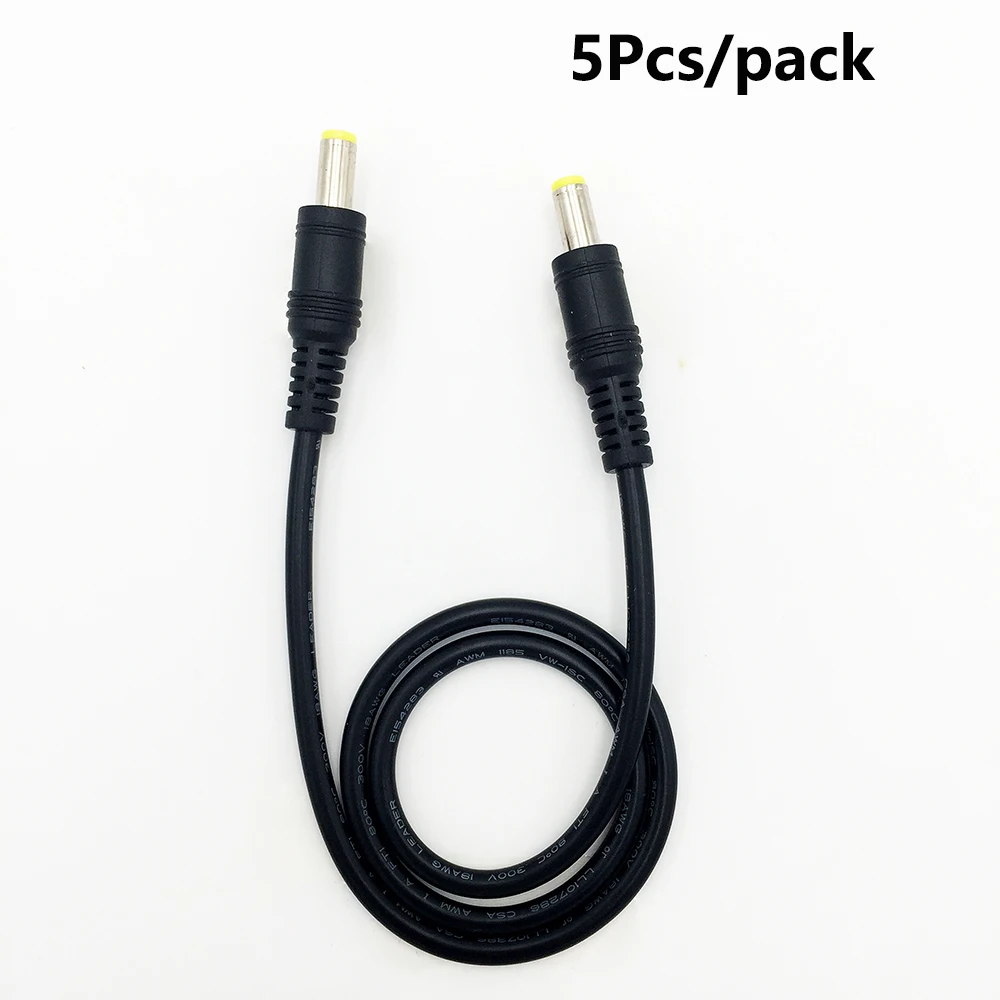 300 В 18AWG медный кабель мужской разъем DC 5 5*2 1 мм адаптер ТВ конвертер для камеры