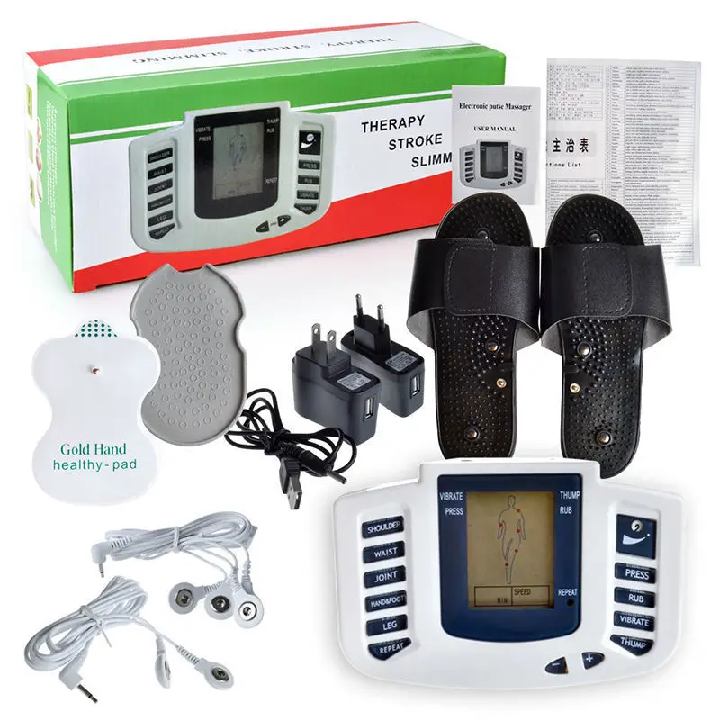 Gezondheid Elektronische массажер для тела миостимулятор стимулятор акупунктуура стимуляторы voor lichaam met Тапочки