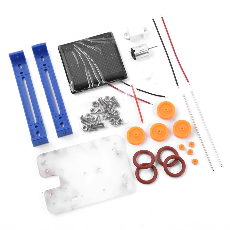 Diy робот на солнечных батареях мини-игрушка детская Солнечная машина набор