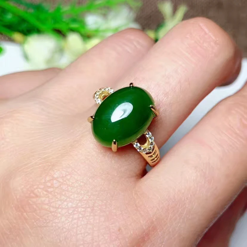 KJJEAXCMY бутик ювелирных изделий женское кольцо из драгоценного камня с