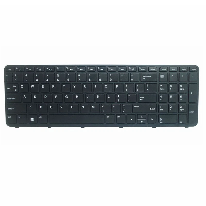 GZEELE Американский ноутбук английская клавиатура для hp 350 G1 350 G2 355 G1 355 G2 клавиатура US 752928-001 758027-001 с рамкой черный